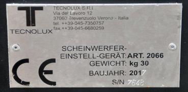 Tecnocolor Longus 2066 Scheinwerfereinstellgerät Lichteinstellgerät Scheinwerfer