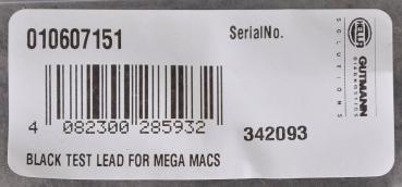 HELLA GUTMANN 342093 Testkabel für MEGA MACS Messkabel Messleitung NEU Diagnose