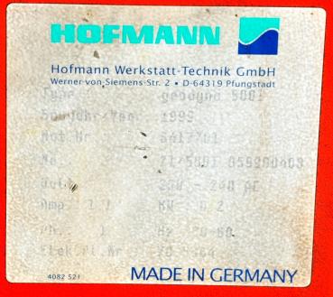 HOFMANN Geodyna 5001 Reifenwuchtmaschine Wuchtmaschine Auswuchtmasche Wuchte
