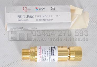 Technolit BAM Brenngas 501062 DGN G1-4RH Rückschlagsicherung Rückbrennschutz