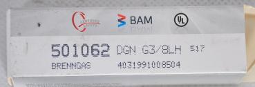 Preview: Technolit BAM Brenngas 501062 DGN G1-4RH Rückschlagsicherung Rückbrennschutz