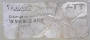 Nussbaum ATT Drosselventil Hydraulik Hebebühne 600135 HL 2.30 44-022-00-00-0