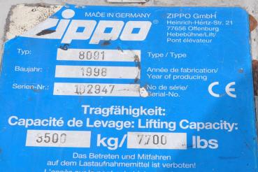 Preview: Bedienpult Zippo 8090 Scherenhebebühne hydraulische Hebebühne Hydraulikaggregat