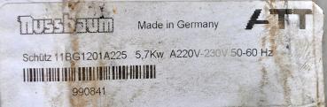 Nussbaum ATT Schütz 990841 Hebebuhnen 11BG1201A225 220V-230V BG1201A Lovato