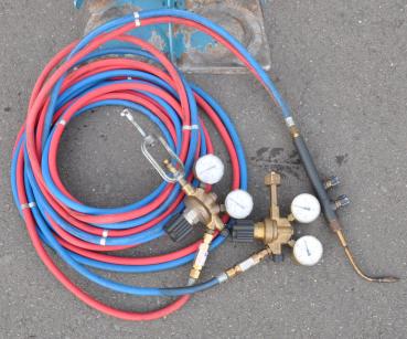 Preview: Flaschenwagen NIES 2 x 20L Gasflaschenwagen Acetylen Sauerstoff von Rothenberger