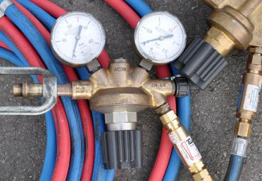 Flaschenwagen NIES 2 x 20L Gasflaschenwagen Acetylen Sauerstoff von Rothenberger