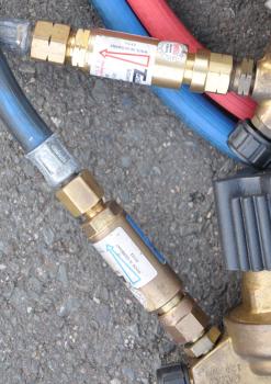 Flaschenwagen NIES 2 x 20L Gasflaschenwagen Acetylen Sauerstoff von Rothenberger