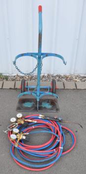 Preview: Flaschenwagen NIES 2 x 20L Gasflaschenwagen Acetylen Sauerstoff von Rothenberger