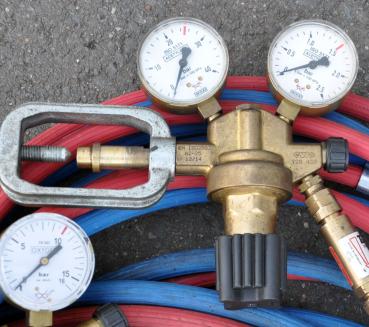 Flaschenwagen NIES 2 x 20L Gasflaschenwagen Acetylen Sauerstoff von Rothenberger