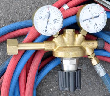 Flaschenwagen NIES 2 x 20L Gasflaschenwagen Acetylen Sauerstoff von Rothenberger