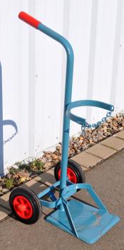 Preview: Flaschenwagen NIES 1 x 20L Gasflaschenwagen Transportwagen Formiergas Stickstoff