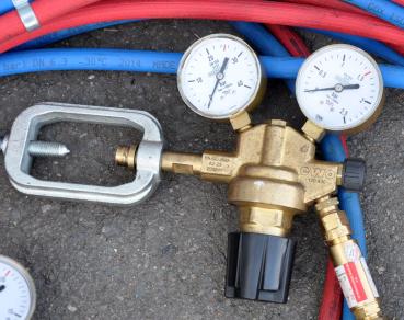 Flaschenwagen NIES 2 x 20L Gasflaschenwagen Acetylen Sauerstoff von Rothenberger