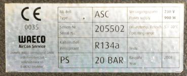 WAECO ASC 2000 R134a AirCon Klimaservicegerät Klimaservice Servicegerät VAS6381a