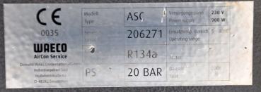 WAECO ASC 2000 R134a AirCon Klimaservicegerät Klimaservice Servicegerät VAS6381a