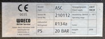 WAECO ASC 2000 R134a AirCon Klimaservicegerät Klimaservice Servicegerät VAS6381a