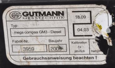 Preview: Hella Gutmann AU Diagnosewagen mega compaa GM3 Gerätewagen Dieselsonde