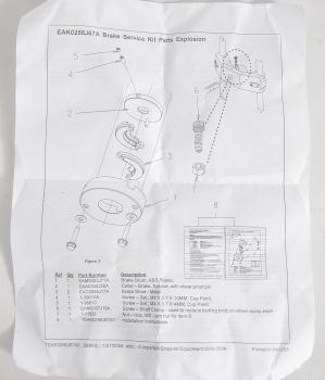 Bremsen Reparatursatz Messkopf JOHN BEAN Visualiner Achsmessstand V501 V901