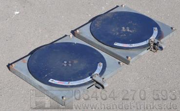 2 Stück Drehplatten Achsmessstand Achsmessgerät Achsvermessung John Bean Snap On