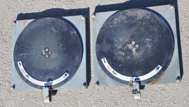 Preview: 2 Stück Drehplatten Achsmessstand Achsmessgerät Achsvermessung John Bean Snap On