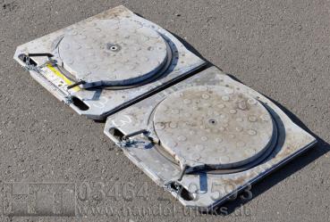 2 Stück Drehplatten Achsmessstand Achsmessgerät Achsvermessung John Bean Snap On