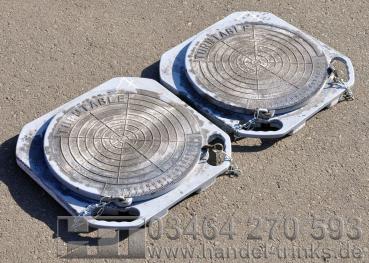 2 Stück Drehplatten Achsmessstand Achsmessgerät Achsvermessung John Bean Snap On