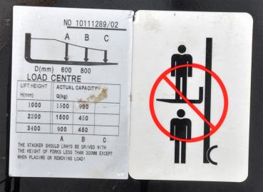 HanseLifter E1534FH-02 E Hubwagen Deichselstapler Hochhubwagen Ameise Stapler