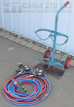 Flaschenwagen NIES 2 x 20L Gasflaschenwagen Acetylen Sauerstoff von Rothenberger