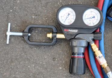 Flaschenwagen NIES 2 x 20L Gasflaschenwagen Acetylen Sauerstoff von Rothenberger