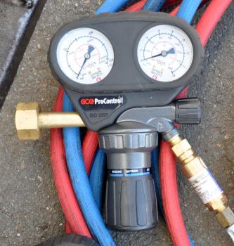 Flaschenwagen NIES 2 x 20L Gasflaschenwagen Acetylen Sauerstoff von Rothenberger