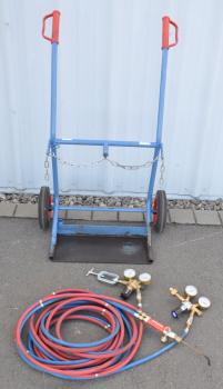 Preview: FETRA FL6 100Kg Flaschenwagen Gasflaschenwagen Acetylen Sauerstoff Rothenberger