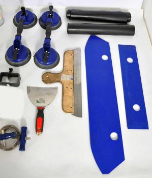 Scheibenreparatur Autoglas Set Scheibenwechsel Werkzeug Glass Repair Glasmontage