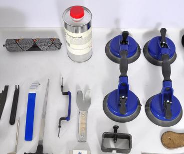 Scheibenreparatur Autoglas Set Scheibenwechsel Werkzeug Glass Repair Glasmontage