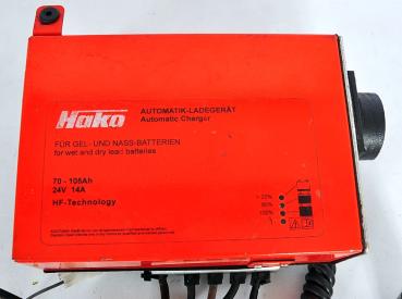 Hako Hakomatik Nassscheuermaschine Ladegerät Automatikladegerät 70-100Ah 24V 14A