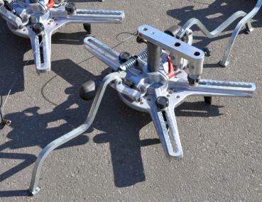 Preview: 4 Stück HAWEKA Radklammern für Achsmeßstand Pro Clamp 12 bis 22 Zoll V501 V901