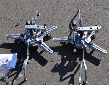 Preview: 4 Stück HAWEKA Radklammern für Achsmeßstand Pro Clamp 12 bis 22 Zoll V501 V901