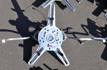 4 Stück HAWEKA Radklammern für Achsmeßstand Pro Clamp 12 bis 22 Zoll V501 V901