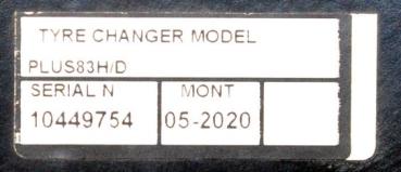 Butler PLUS 83 H/D Reifenwechselmaschine Reifenmontiermaschine Montiermaschine