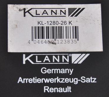 Geodore Klann KL-1280 26 K Motoreinstell Werkzeug Satz Renault / Opel / Nissan