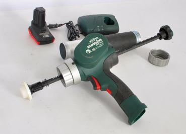 Metabo Akku Kartuschenpistole KPA 10.8 Volt für Folienbeutel Kartuschenpresse