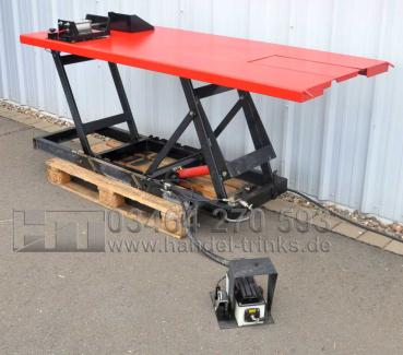 Zweirad Hebebühne Motorradhebebühne pneumatisch hydraulischen Scherenhebebühne