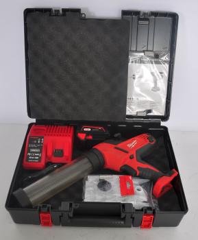 Akku Kartuschenpresse Milwaukee C18 PCG 18V 5,0Ah Folienbeutel +310ml Kartuschen