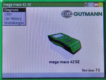 Diagnosegerät Hella Gutmann Mega Macs MM42 SE aktuell V73 OBD Tester VCI Docking