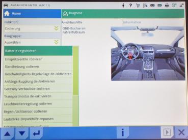 Hella Gutmann Mega Macs MM56 Diagnosegerät aktuell Update V82 OBD Tester HG VCI