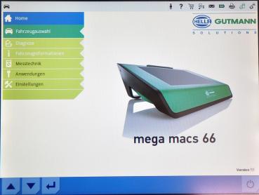 Hella Gutmann Mega Macs MM 66 Diagnosegerät Update V 55 OBD Tester VCI Scanner