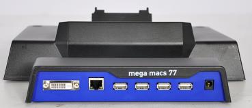 Hella Gutmann Mega Macs MM77 Diagnosegerät aktuell Update V82 OBD HG VCI Docking