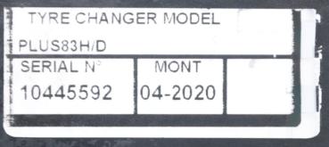 Butler PLUS 83 H/D Reifenwechselmaschine Reifenmontiermaschine Montiermaschine