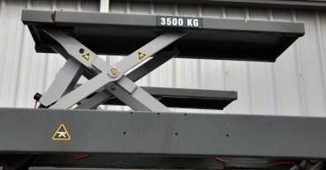 Rotary Lift Scherenhebebühne 3,5t Hebebühne Nachhub Achsspiel Rüttler Achsmessen