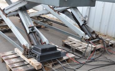 Preview: Rotary Lift Scherenhebebühne 3,5t Hebebühne Nachhub Achsspiel Rüttler Achsmessen