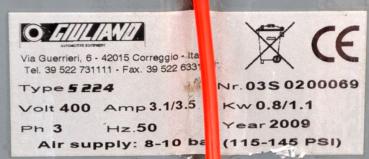 Reifenmontiermaschine GIULIANO S224 Montiermaschine Reifenwechselmaschine