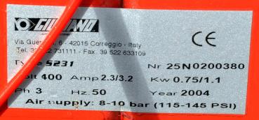 Reifenmontiermaschine GIULIANO S231 PAX Runflat Hilfsarm Reifenwechselmaschine